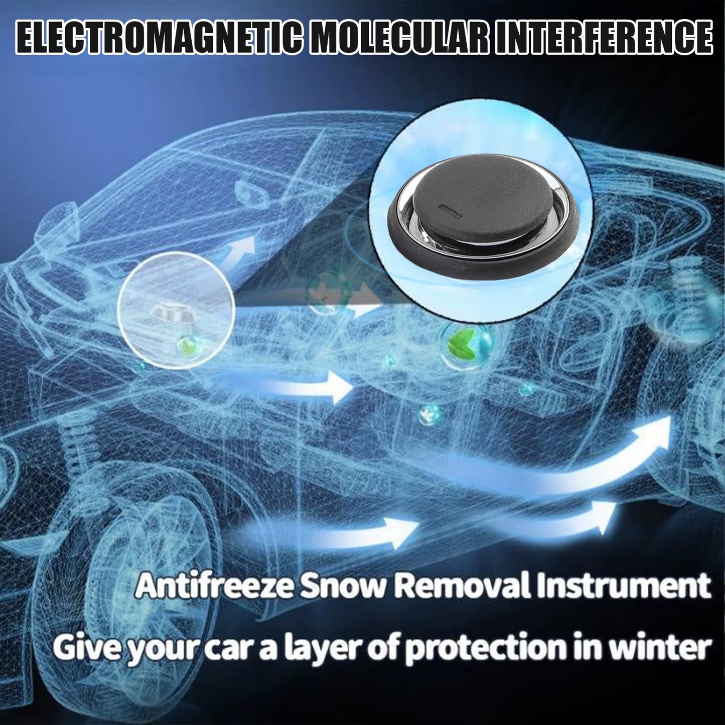 Rayhong Car Defroster Portable - Ice Melting Defogging Snow Removal Tool for Vehicle Windshield