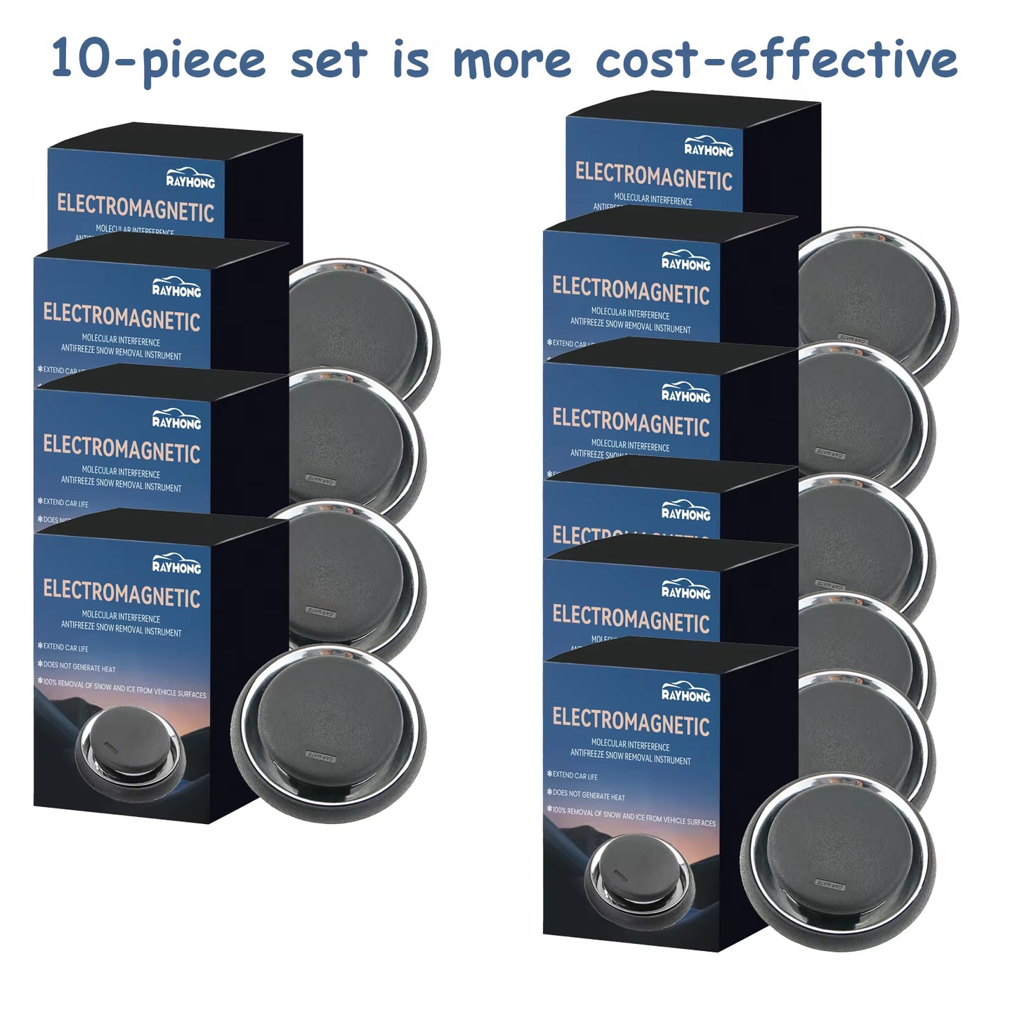 Rayhong Car Defroster Portable - Ice Melting Defogging Snow Removal Tool for Vehicle Windshield